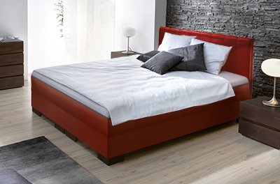 Boxspring-Wasserbett mit Zibi Kopfteil