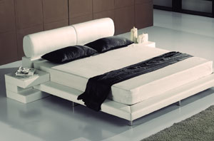 Wasserbett Classic Modern weiß