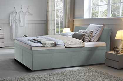 Wasserbett Damo in Boxspringbett-Optik