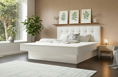 Deal 5: Freistehendes Premium Wasserbett (Dual) komplett mit 1 von 6 Wandpaneelen
