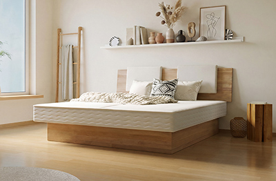Classic oder Split Wasserbett komplett mit Massivholz-Kopfteil