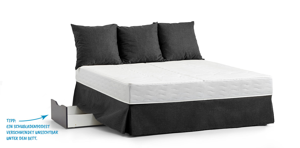 Dual Wasserbett Classic mit Kissen und Husse Abbildung 3