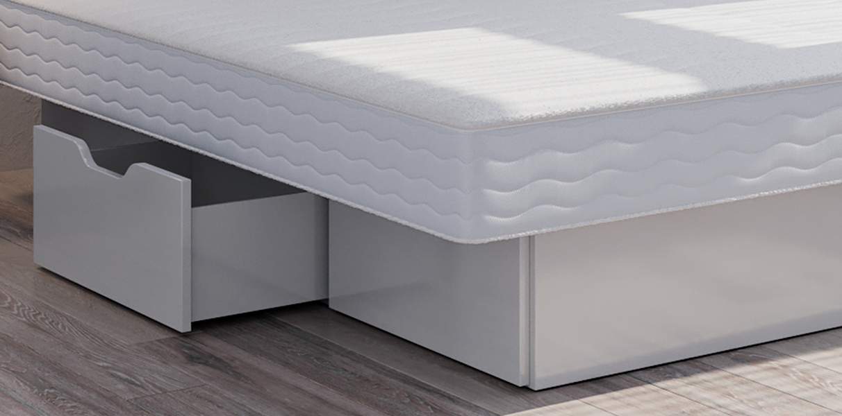 Dual Wasserbett Classic mit Dekor Schubladenpodest Abbildung 3