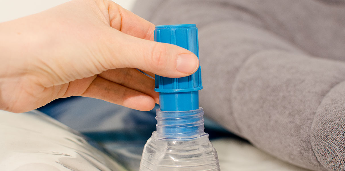 Entl�fterventil f�r Wasserbetten