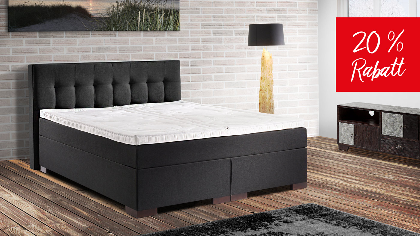 Boxspring-Wasserbett Barcelona
