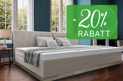 Deal 10: Premium Familien Bett mit 3 Matratzen, inkl. Boxspringpodest und Kopfteilen