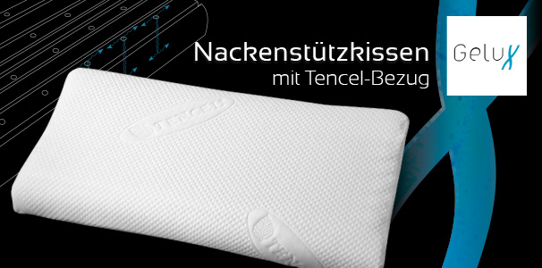 GeLUX Nackenst�tzkissen mit Gelax-Schaum