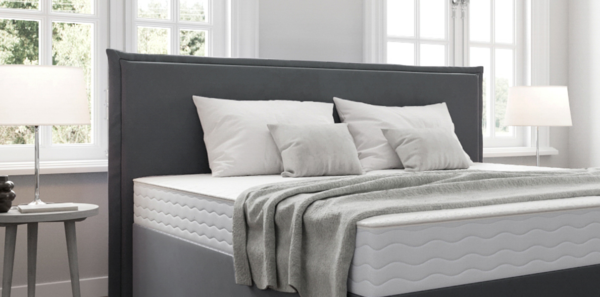 Wasserbett Heaven in Boxspringbett-Optik anthrazit Abbildung 4
