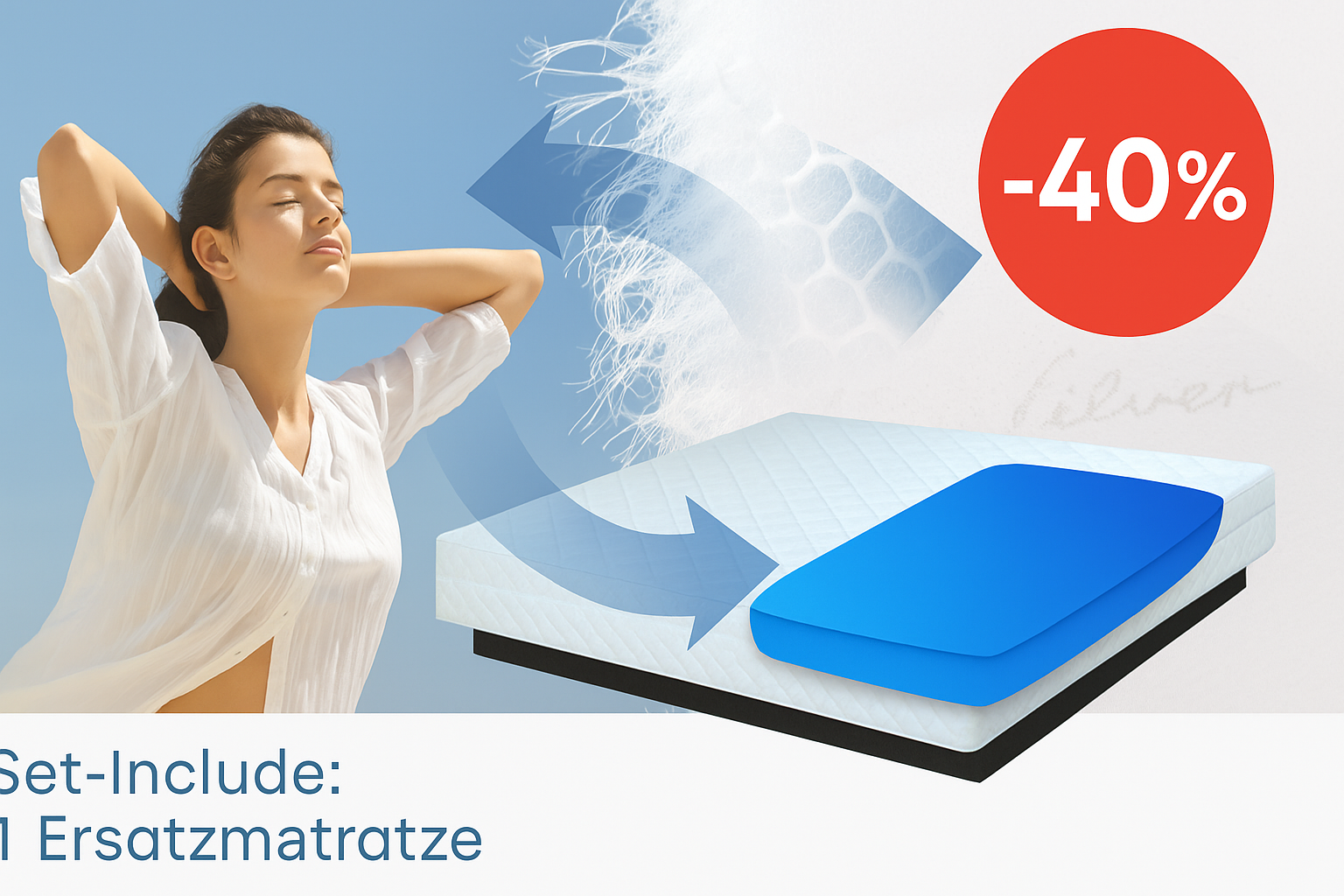Nur fr Stammkunden: Wasserbett Secure-Liner & Sphinx Spannbetttuch im Set - %% sparen!