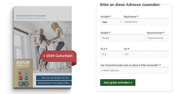 Gratis Wasserbett Katalog bestellen