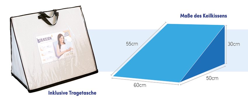 sabeatex Keilkissen Lesekissen, für trendiges Wohndesign, Prägekeil,  Rückenstütze, geprägter Stoff