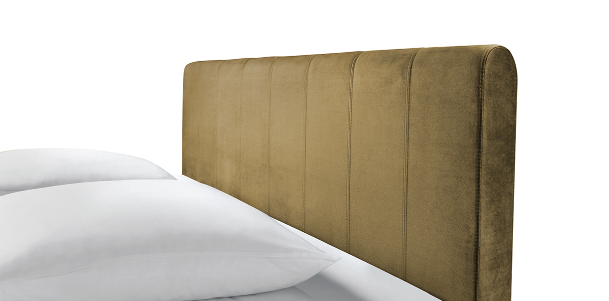 Boxspring-Wasserbett mit Zibi Kopfteil