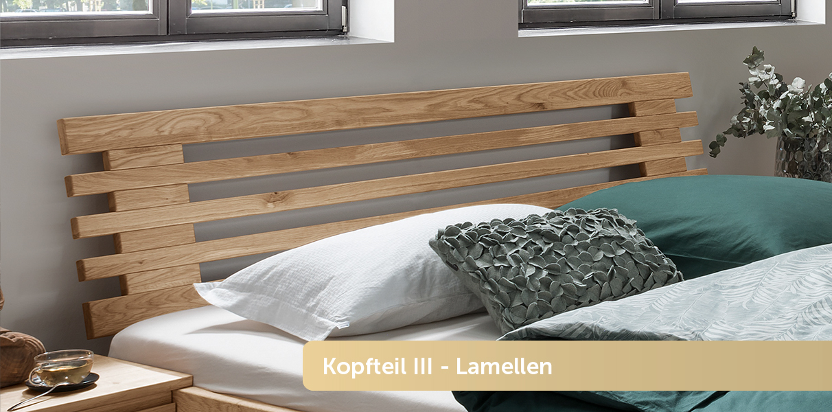 Astoria Wasserbett mit Massivholz-Kopfteil in Wildeiche