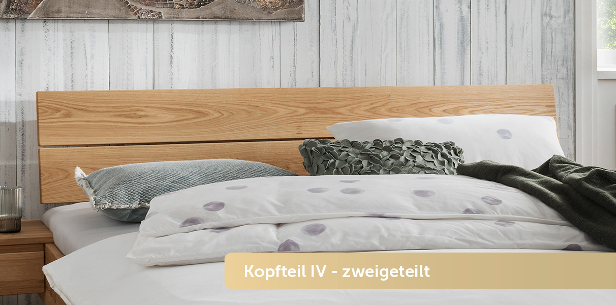 Astoria Wasserbett mit Massivholz-Kopfteil in Wildeiche