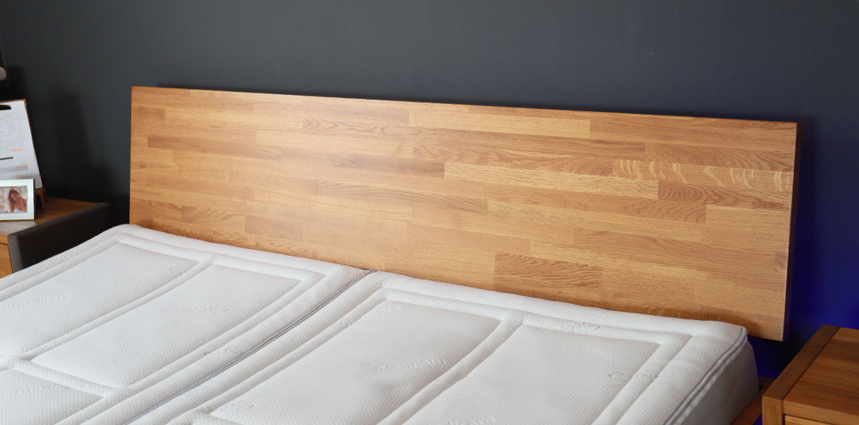 Classic-Split Wasserbett mit Massiv-Kopfteil & Schublade