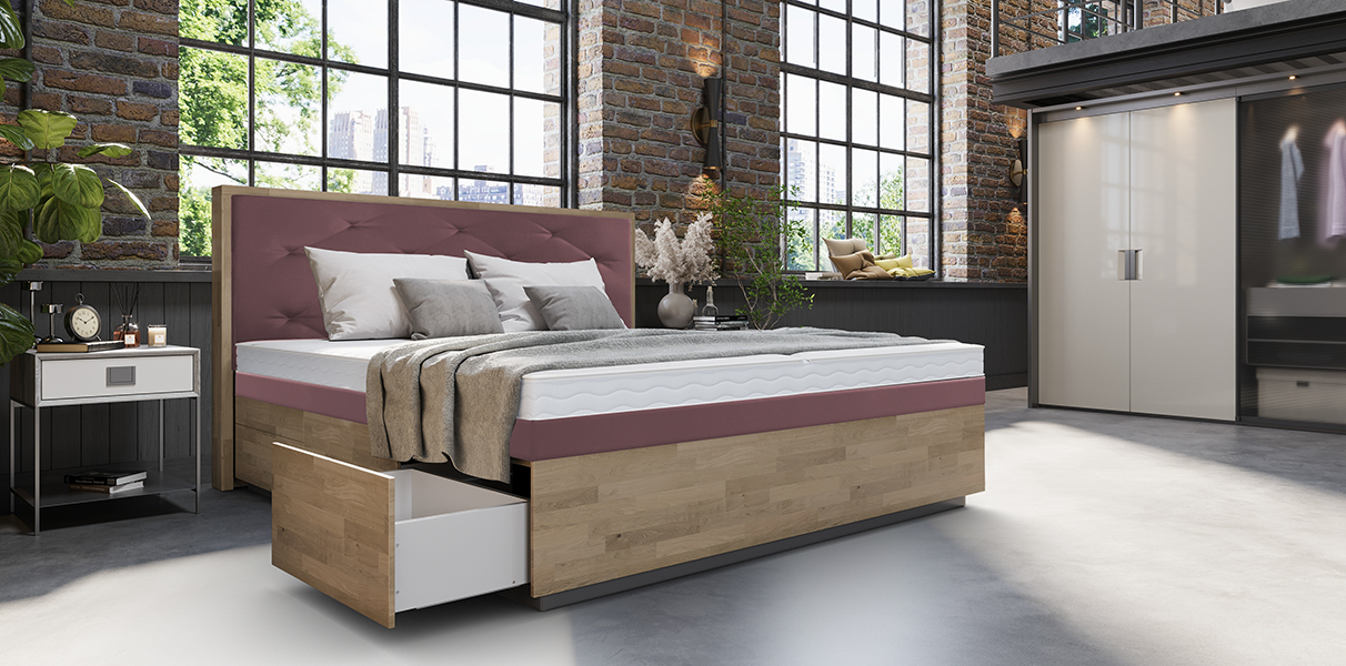 Boxspring-Wasserbett Magnifico