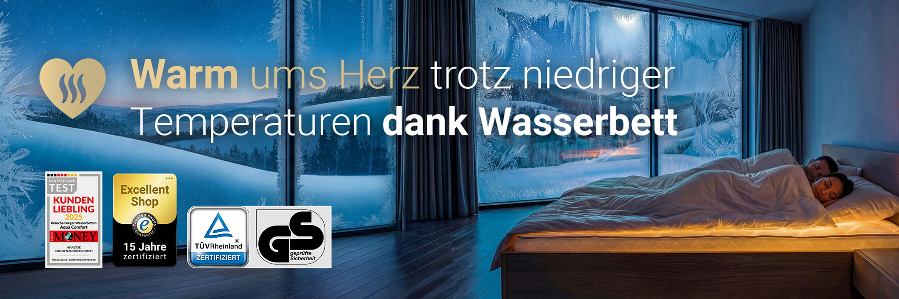 50% Rabatt auf die Best-Of Ausstattung eines Aqua Comfort Wasserbettes