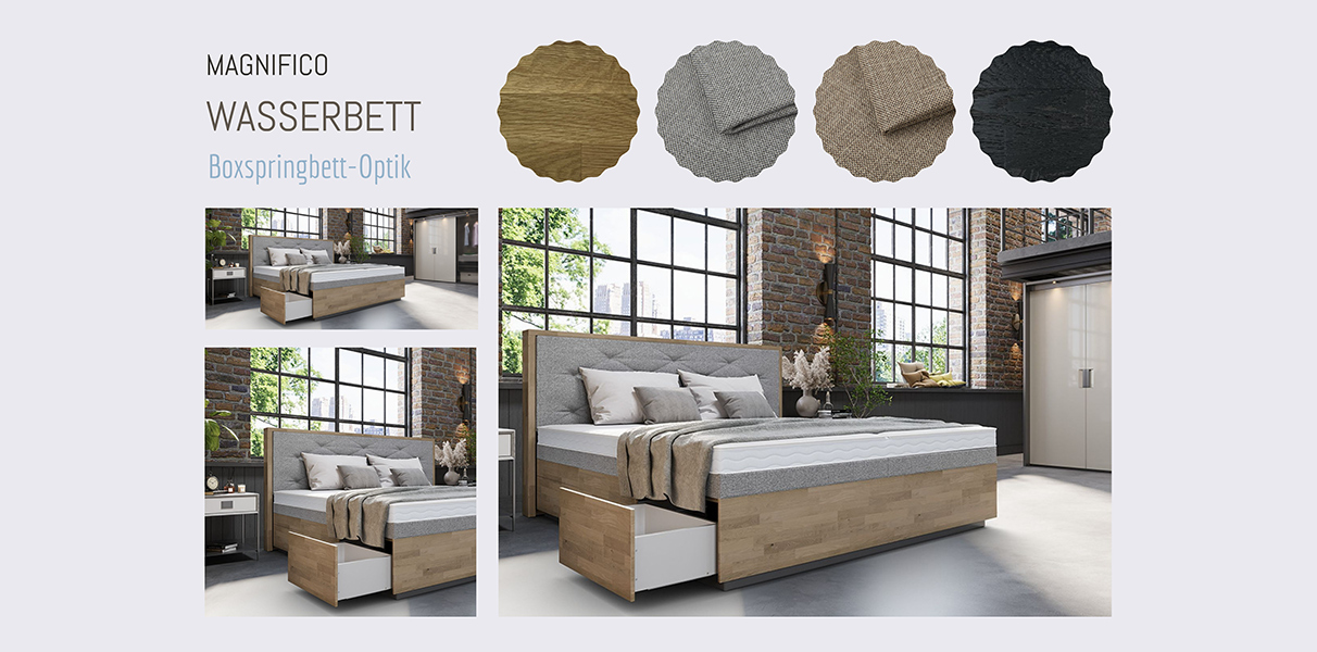 Boxspring-Wasserbett Magnifico Abbildung 2