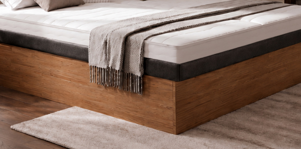 Split Wasserbett mit Maxi-Podest