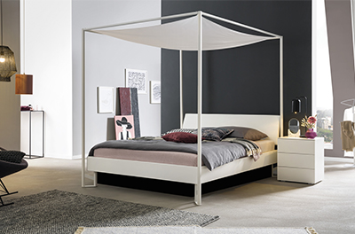 Hasena Himmelbett Movie-Line Advance 18 Gelbett mit Kopfteil