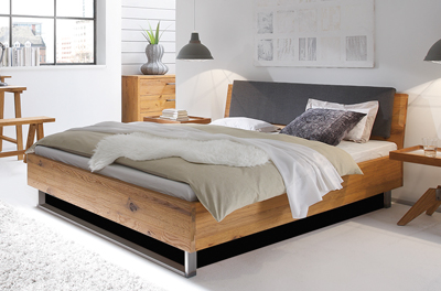 Hasena Oak-Wild Cadro 23 Wasserbett mit Kopfteil und Kissen