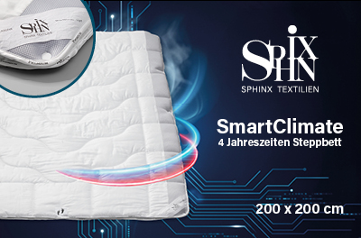 Sphinx SmartClimate 4-Jahreszeiten Steppbett in 200 x 200 cm