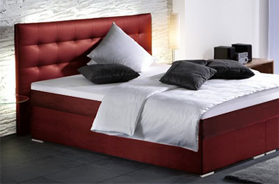 Wasserbetten in Boxspring-Optik