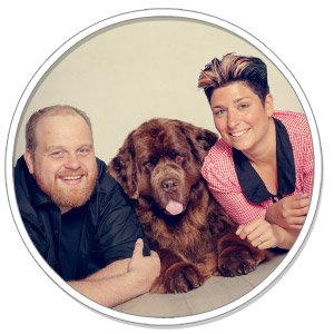Bild von Michael Krmer und Maike Bruckhardt mit Maja zur Aqua Comfort Erfahrung