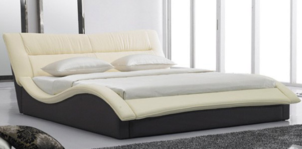 Gelbett mit Lederbett Rialto aus Echtleder Abbildung 1