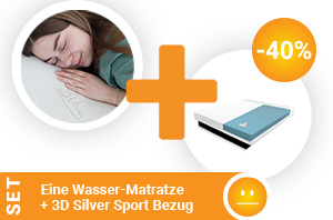 Nur fr Stammkunden:Set mit neuer Dual Matratze & 3D-Silver Bezug - %% sparen!
