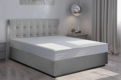Solo Wasserbett mit Podest in Boxspring-Optik