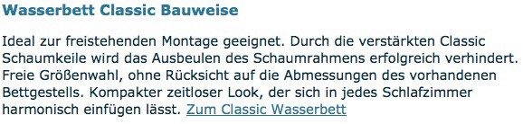 Classic Wasserbetten