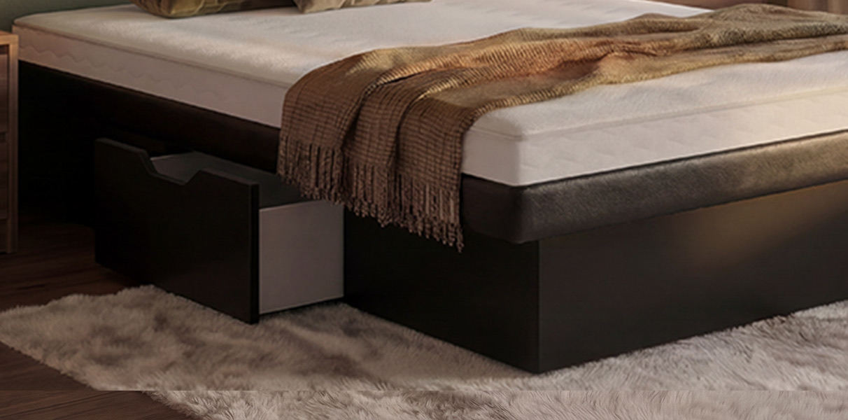 Solo Wasserbett Split mit Dekor Schubladenpodest