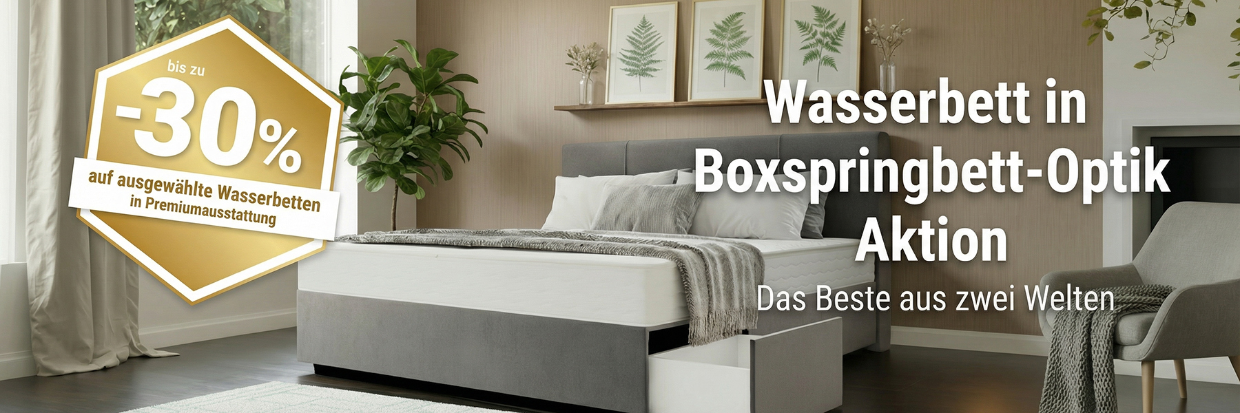 Bis zu 30% Rabatt auf ausgew�hlte Wasserbetten