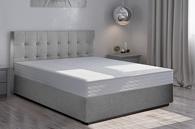 Solo Wasserbett mit Podest in Boxspring-Optik