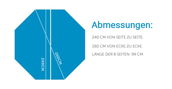 Achteck Wasserbett komplett Abbildung 4