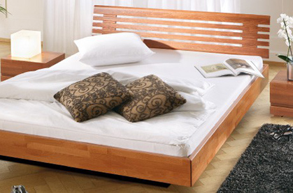 Wasserbett Inside Woodline mit Kopfteil Litto