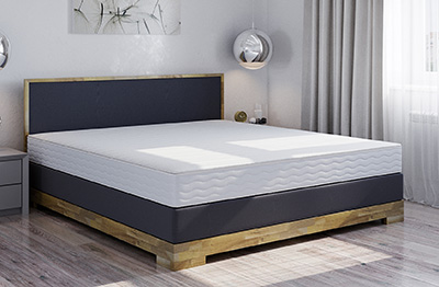 AQUA ROYAL 8-Eck Wasserbett Komplett Set 240 Cm - Dual Kern Mit Heizung