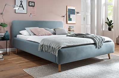 Polster-Wasserbett Jana komplett mit Kopfteil