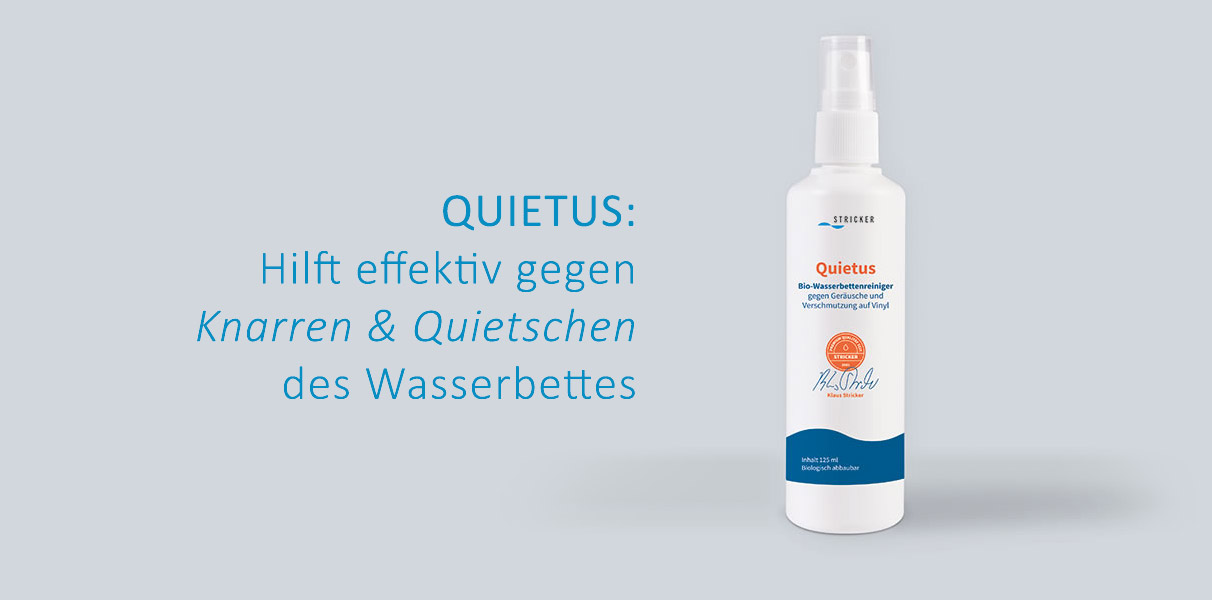 Quietus Bio-Wasserbettvinylreiniger gegen Gerusche & Schmutz Abbildung 1