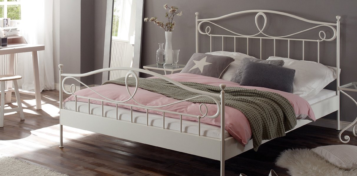 Wasserbett mit Metallbett Romantic Lurano von Hasena
