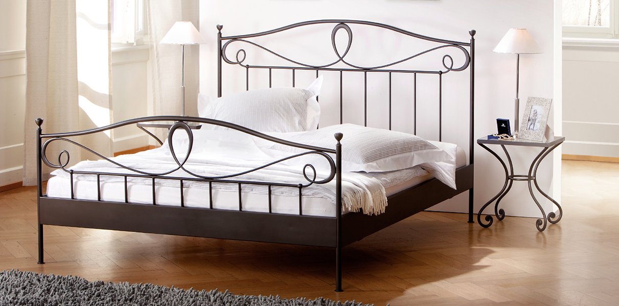 Wasserbett mit Metallbett Romantic Lurano von Hasena