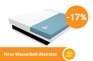 Nur f�r Stammkunden: Wasserbett-Matratze - eine Seite vom Dualsystem -17% sparen!