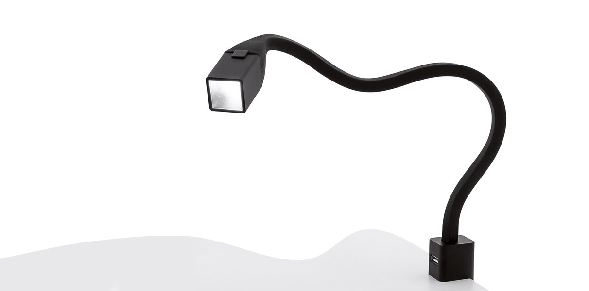 Leselampe Cubical-Light im 2er Set mit USB-Slot Abbildung 1