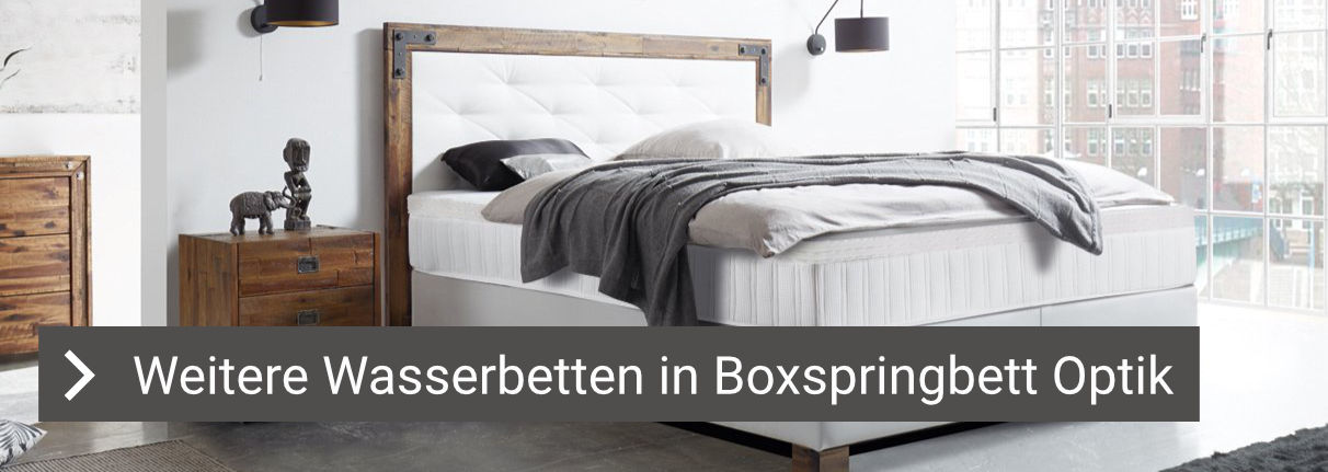 weitere Wasserbetten in Boxspringbett Optik