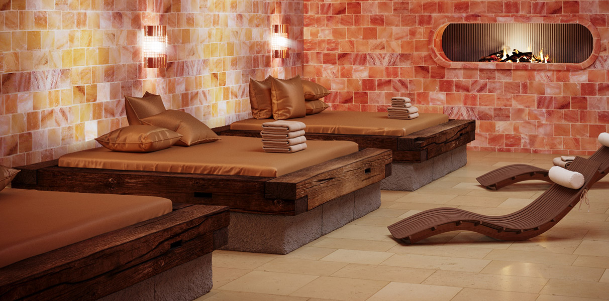 Wellness Gelbett-Liege f�r Spa und Wellness