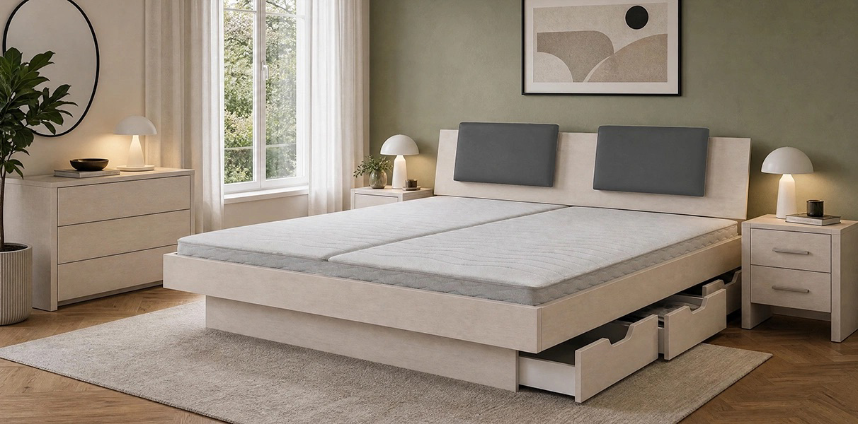 Wasserbett Winnora Buche