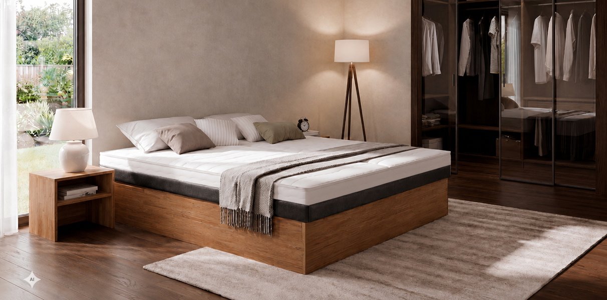 Split Wasserbett mit Maxi-Podest Abbildung 1
