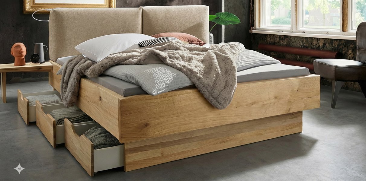 New York Wasserbett mit Schubladen Abbildung 1