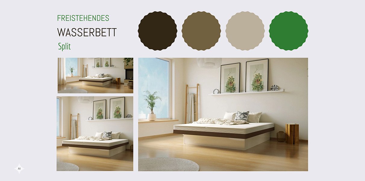 Softside Wasserbett Dual Modell Split Abbildung 2